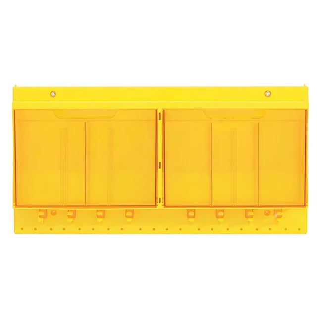 LOTO tag senter gul Masterlock (H=270, B=550, D=100) 