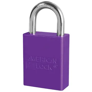 LOTO alu hengelås turkis 1 nøkkel KD Masterlock (B=38x46mm)+(S=25x20x6mm)