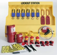 LOTO Stasjon Focus Elektro m/innhold Sett med 28 deler, engelske tags