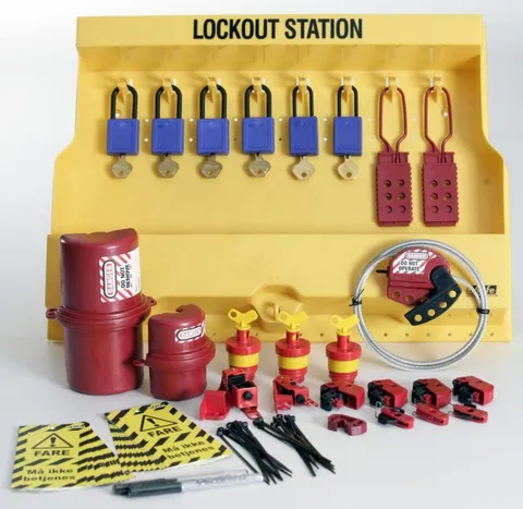 LOTO Stasjon Focus Elektro m/innhold Sett med 28 deler, engelske tags