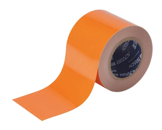 Gulvtape sterk, oransje 101mm x 30m 