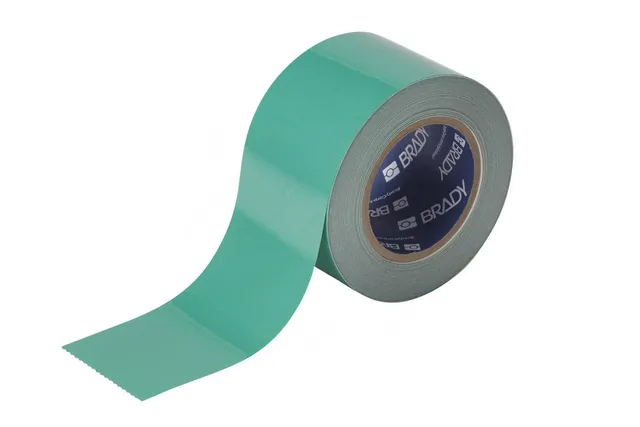 Gulvtape sterk, grønn 76mm x 30m 