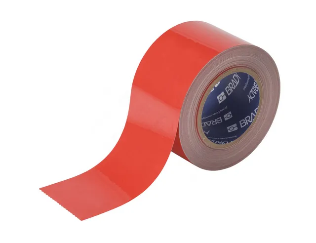 Gulvtape sterk, rød 76mm x 30m 