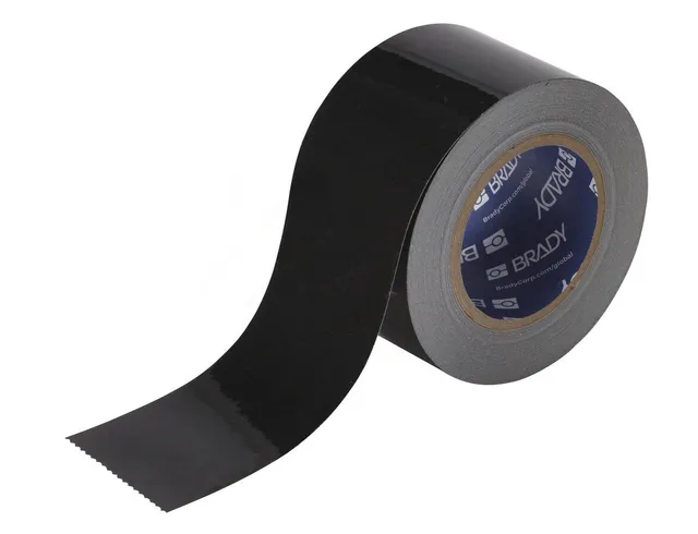Gulvtape sterk, sort 76mm x 30m 
