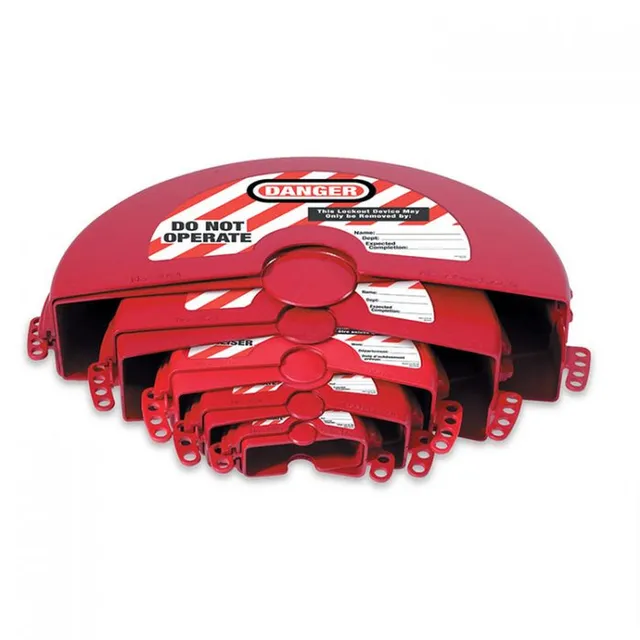 LOTO Sluseventil (roterende), 5 stk Sett med 5 størrelser 