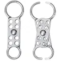 LOTO dobbel låsbøyle alu 8 hull Masterlock Multilåsbøyle Ø25 og Ø38
