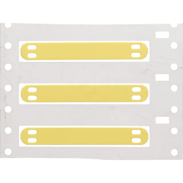 BRADY Gul Kabelmerking 75 x 10mm Tags, Bulk, Strips, i7100, PR+ 