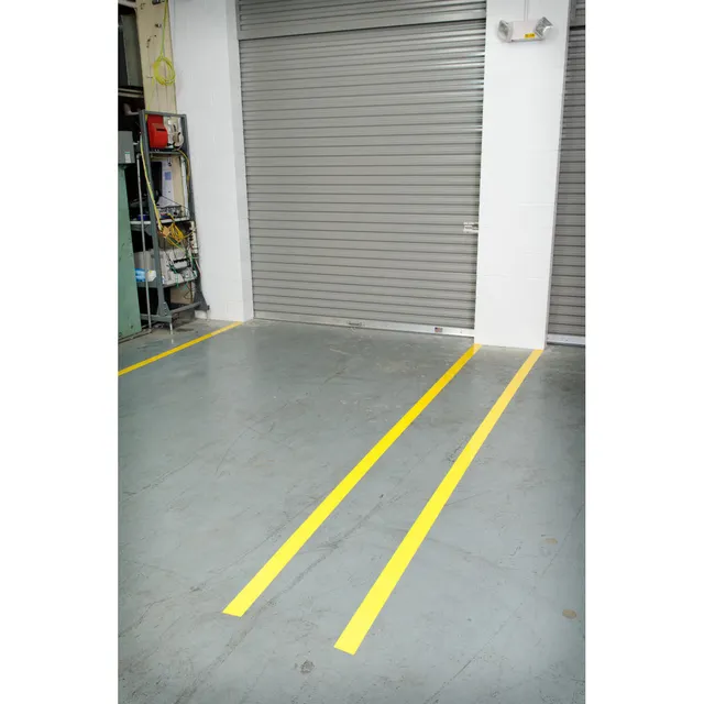 BRADY Gul Polyesterfolie 50,8mm Permanent, Gulvmerking, aggressiv, M7x 