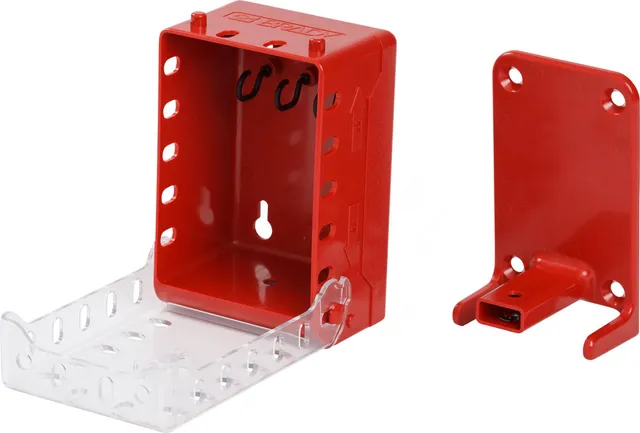 LOTO låsboks Brady plast rød 101,6 x 144 