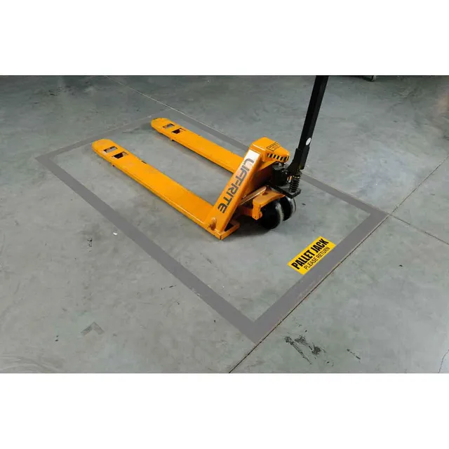 Gulvtape sterk, grå 76mm x 30m 
