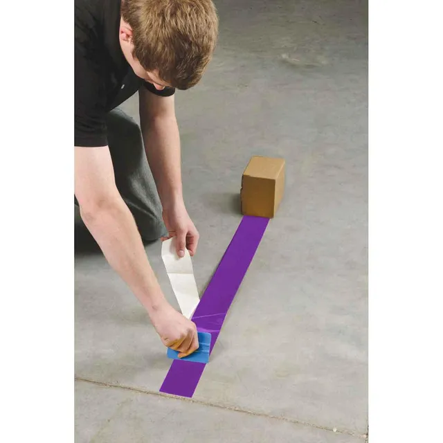Gulvtape sterk, lilla 50mm x 30m 