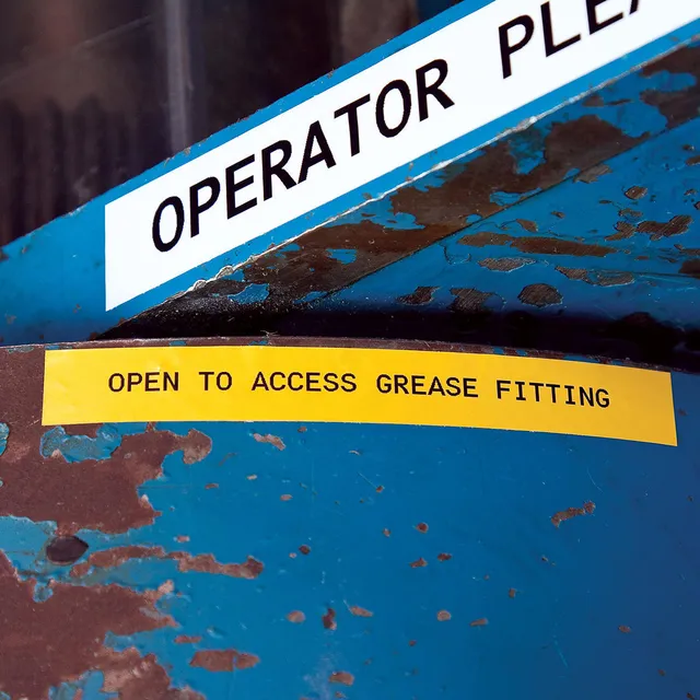 BRADY Gul Vinylfolie 50,8mm x 15,24m Repositionable, indoors 