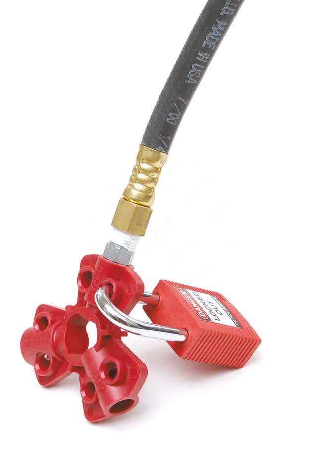 LOTO pneumatic rød Brady 