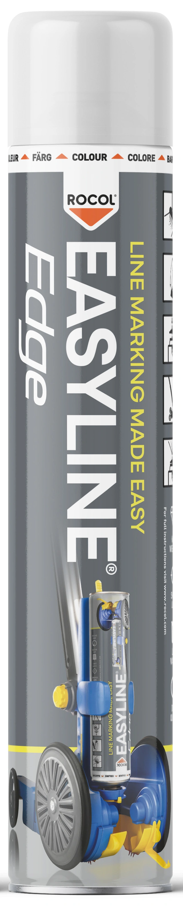 Merkespray Rocol hvit 750ml 