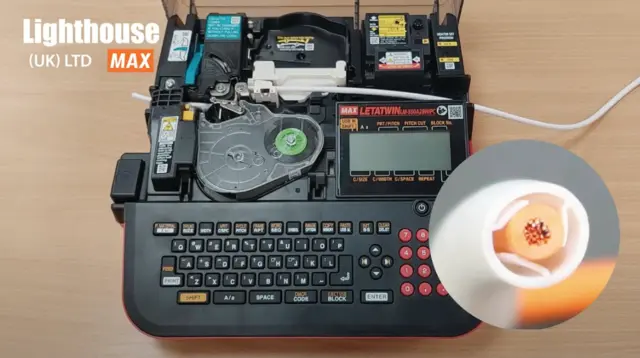 GripTube Hvit Hylse for kabelmerking 