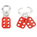 LOTO låsbøyle rød 25mm eller 38mm Økonomi metal