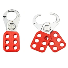 LOTO låsbøyle rød 25mm Økonomi metal