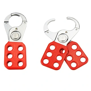 LOTO låsbøyle rød 25mm Økonomi metal 