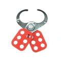 LOTO låsbøyle rød 38mm Økonomi metal