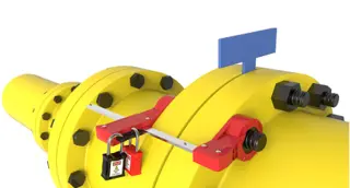 LOTO flens lockout Økonomi metal/plast 