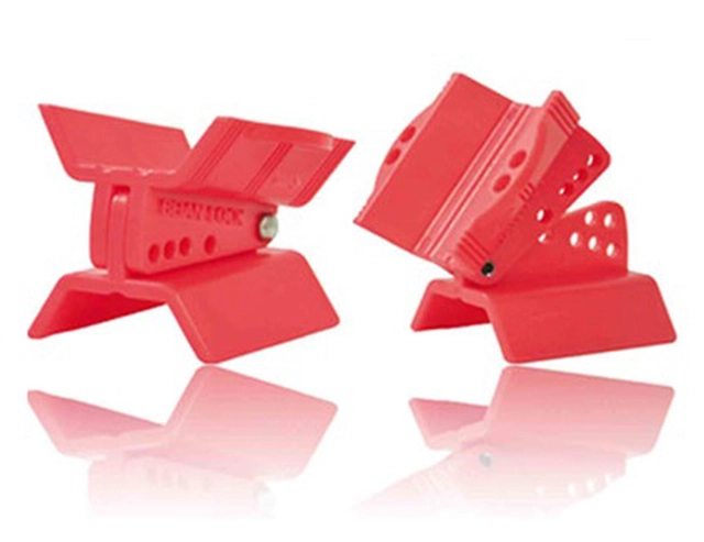 LOTO spjeldventil rød Økonomi plast 