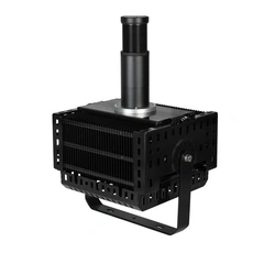 LED prosjektor 200W ØKONOMI komplett Statisk kjølt, med linse og filter