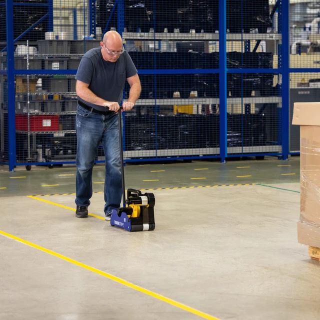 Tape applikator vogn for gulvtape For tape 50 til 152mm med Ø76mm kjerne 