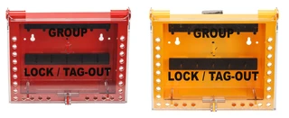 LOTO låseboks, veggmontert For intill 27 avlåsninger