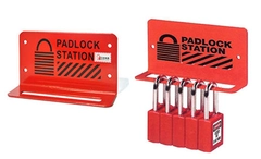 LOTO hengelås stasjon 7  låser Økonomi, stål