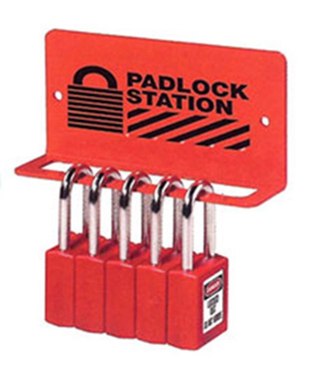 LOTO hengelås stasjon Økonomi, stål 