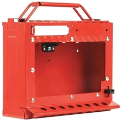 LOTO låseboks m/vindu,vegg/ bærbar Økonomi for intill 8 avlåsninger