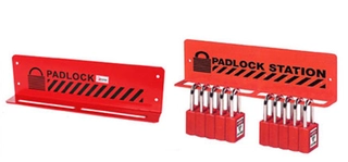 LOTO hengelås stasjon 14  låser Økonomi, stål