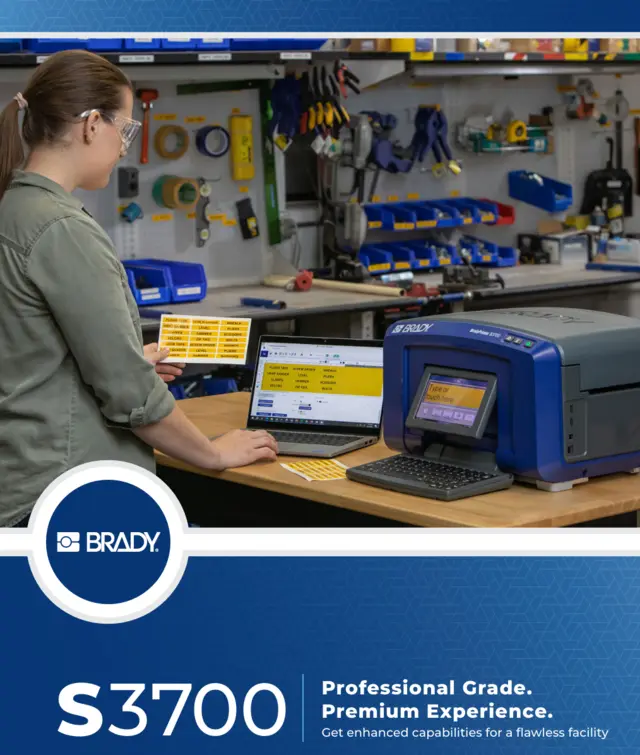 BRADY S3700 Sign & Label Printer Flere modeller tilgjengelig, se utvalg 