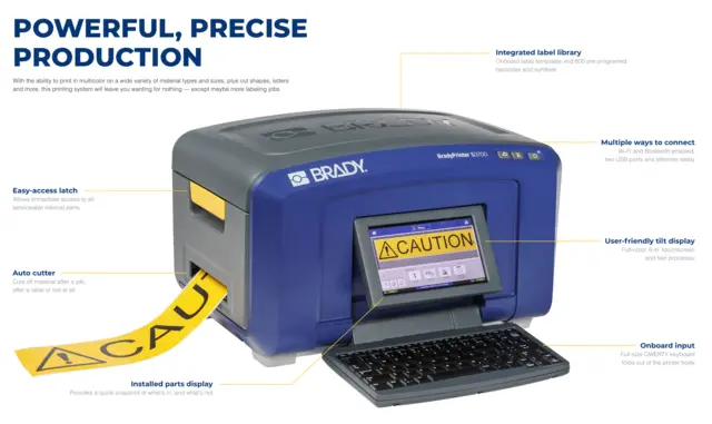BRADY S3700 Sign & Label Printer Flere modeller tilgjengelig, se utvalg 