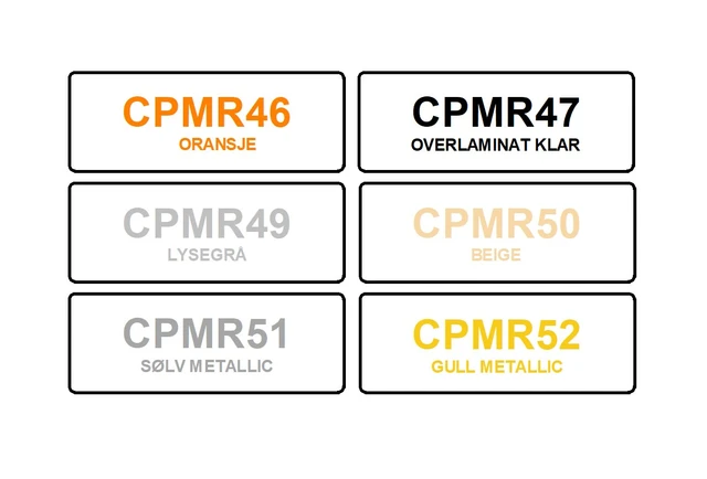 CPM-100 Fargebåndsrefill Refill, 119mm x 50m 