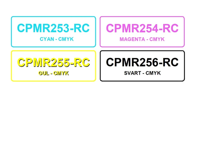 CPM-200 Fargebåndskassett CMYK Kassett m/ fargebånd 50m 