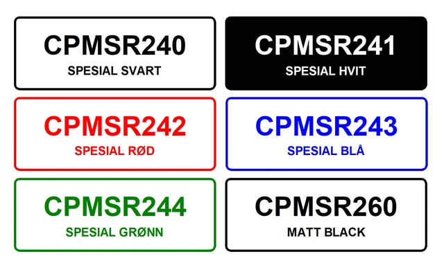 CPM-200 Fargebåndsrefill, Spesial Refill 219mm, 50m 