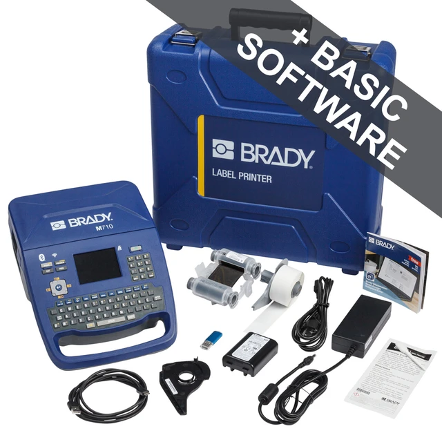 BRADY M710 Printer Kit Wifi + Bluetooth Bærbar Printer 